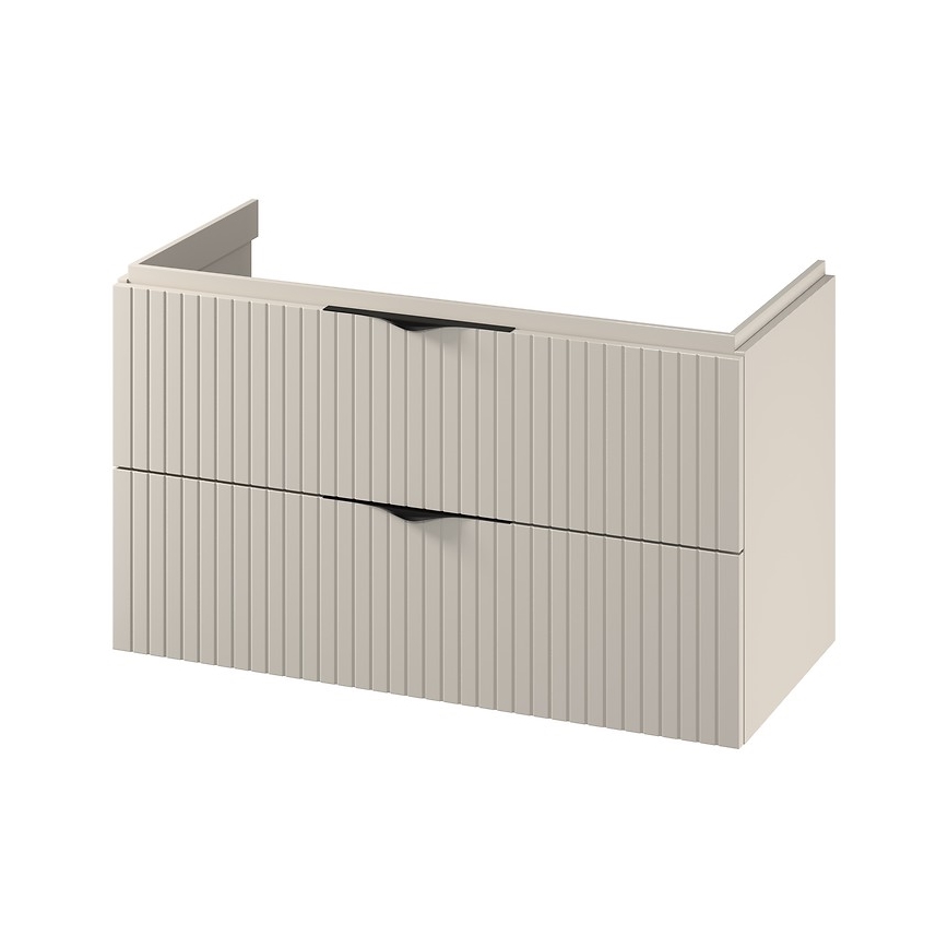 Cersanit S1015-013 - Sienas skapītis zem izlietnes TIRSO 100x45 cm bēšs