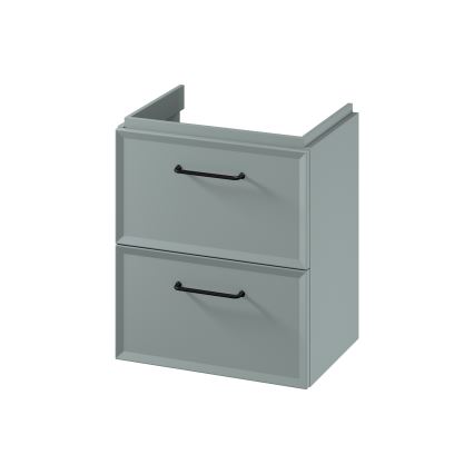 Cersanit S1021-007 - Vannas istabas sienas skapītis zem izlietnes MILLE SLIM 50x35 cm mētras krāsas