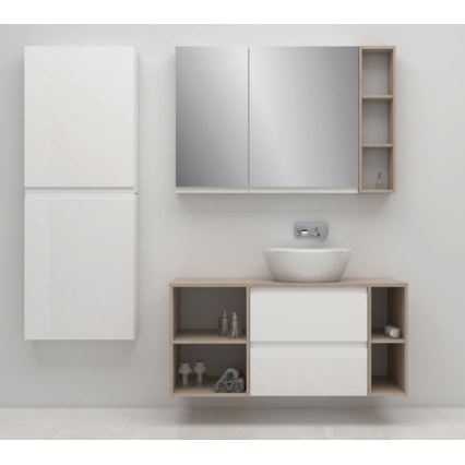 Cersanit S590-030 - Spogulis vannas istabas skapītis MODUO 80x40 cm