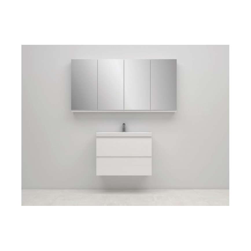 Cersanit S590-030 - Spogulis vannas istabas skapītis MODUO 80x40 cm