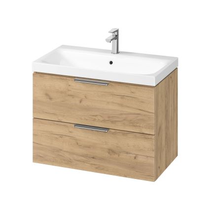 Cersanit S598-047-DSM - Sienas skapītis zem izlietnes MALIKA 80x55x45 cm ozols