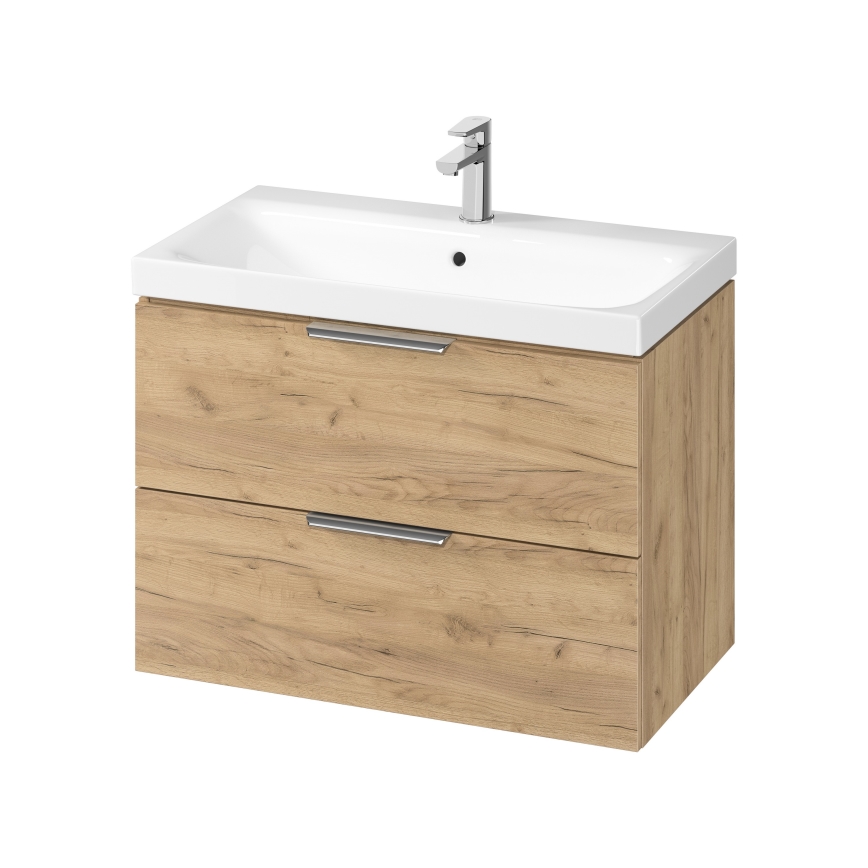 Cersanit S598-047-DSM - Sienas skapītis zem izlietnes MALIKA 80x55x45 cm ozols