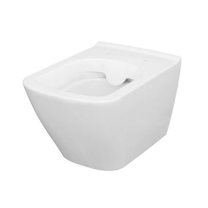 Cersanit S701-405 - Karājams WC ar sēdekli CITY SQUARE keramika/balta