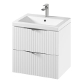 Cersanit S801-545 - Karājams vannasistabas skapītis ar izlietni TIRSO 60x60x45 cm balts