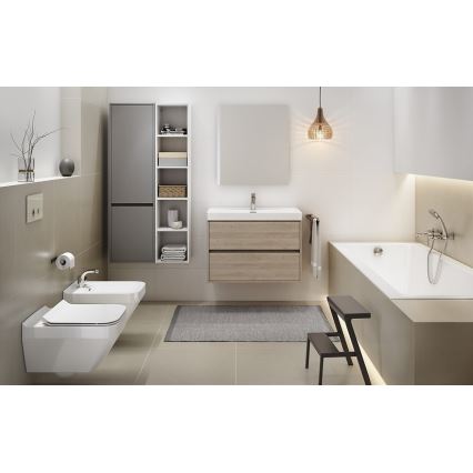 Cersanit S924-008 - Hanging vannas istaba basin skapis BARBARA 53,3x59,4 cm ozols