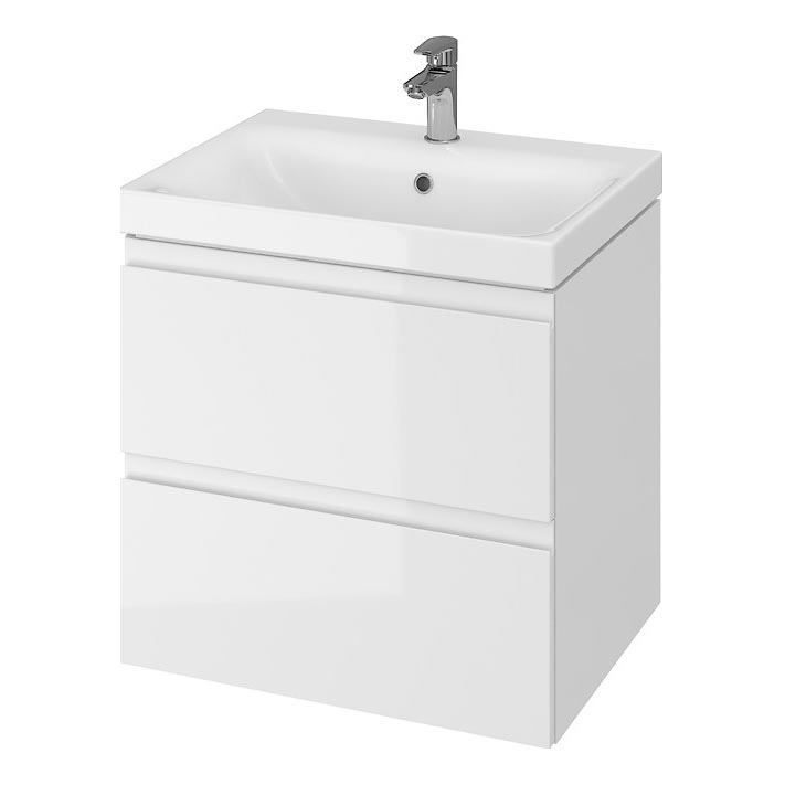 Cersanit S929-010 - Hanging vannas istaba basin skapis MEDDIE 57x59,5 cm spīdīgi balta