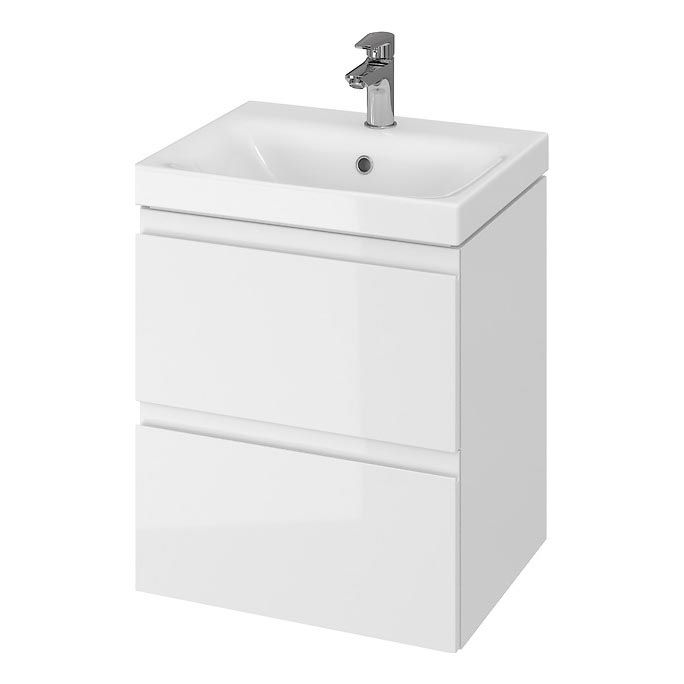 Cersanit S929-012 - Hanging vannas istaba basin skapis MEDDIE 57x49,4 cm spīdīgi balta