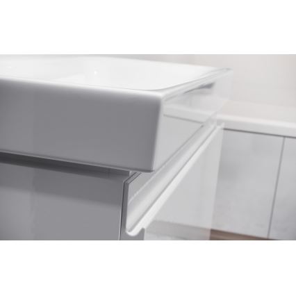 Cersanit S929-012 - Hanging vannas istaba basin skapis MEDDIE 57x49,4 cm spīdīgi balta