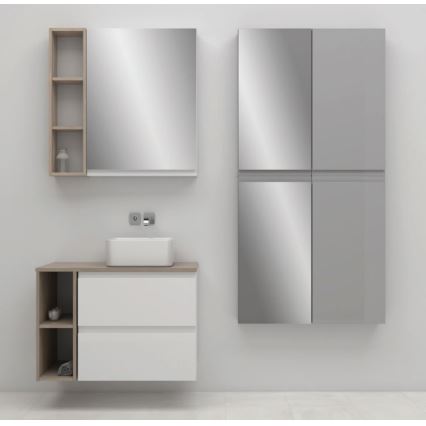 Cersanit S929-018 - Spogulis vannas istabas skapītis MEDDIE 80x59,5 cm