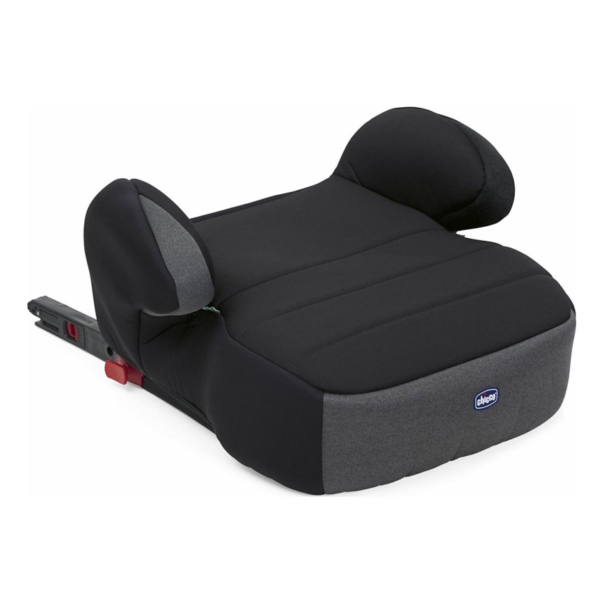 Chicco - Automašīnas paaugstinājuma krēsliņš QUASAR FIX i-Izmērs (126-150 cm) melna/pelēka