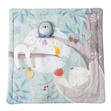 Chicco - Bērnu aktivitātes paklājiņš 2in1 3xAAA pūce