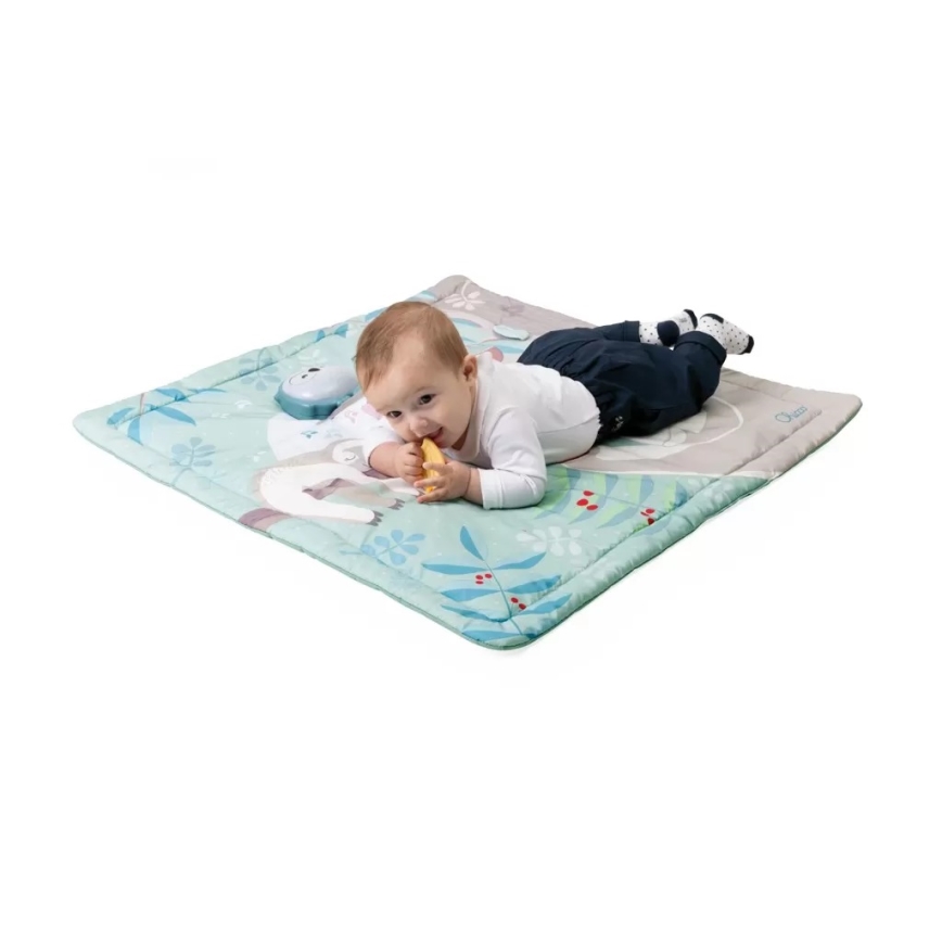 Chicco - Bērnu aktivitātes paklājiņš 2in1 3xAAA pūce
