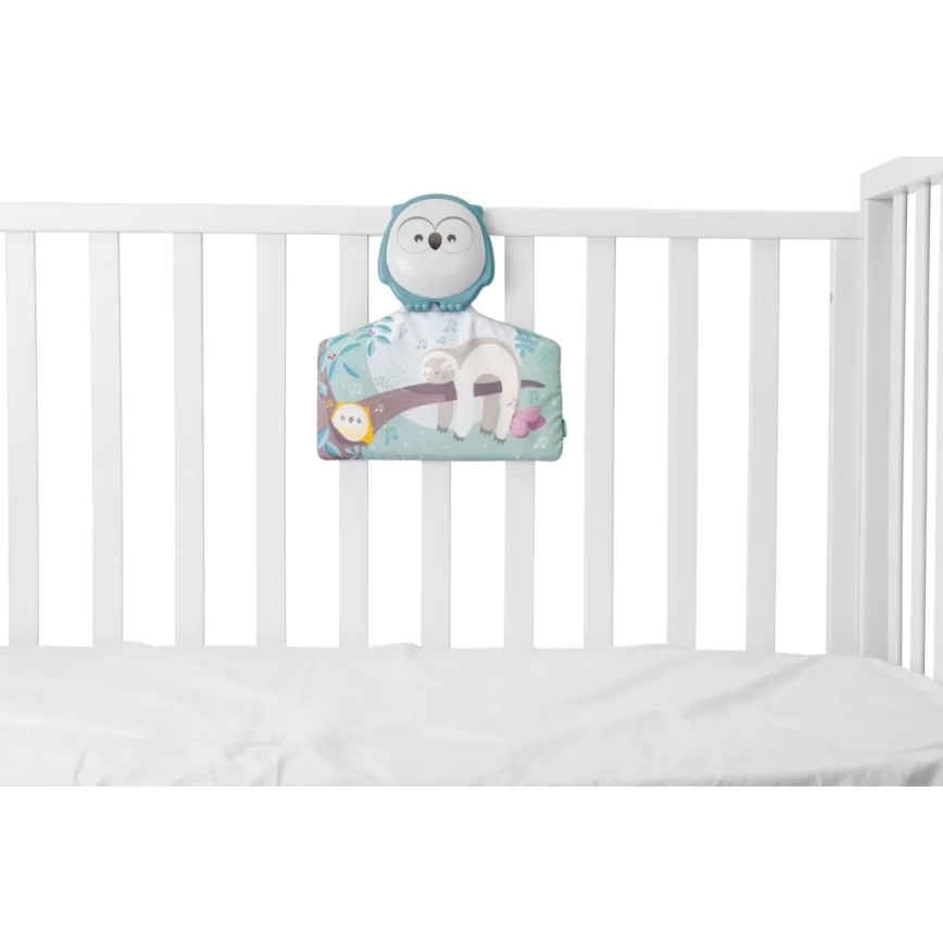 Chicco - Bērnu aktivitātes paklājiņš 2in1 3xAAA pūce