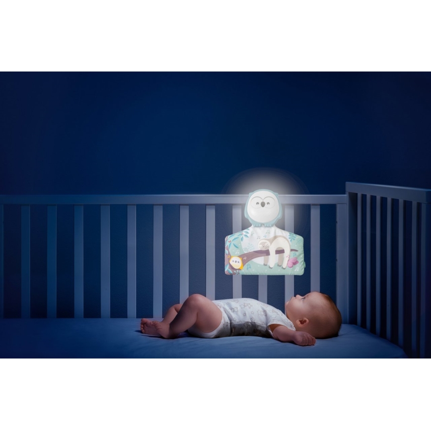 Chicco - Bērnu aktivitātes paklājiņš 2in1 3xAAA pūce