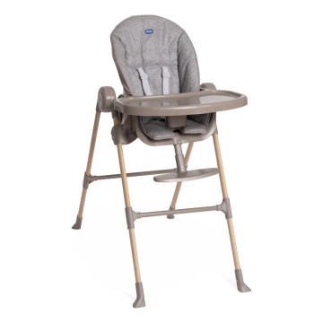 Chicco - Bērnu barošanas krēsls Polly Essential - pelēka/brūna