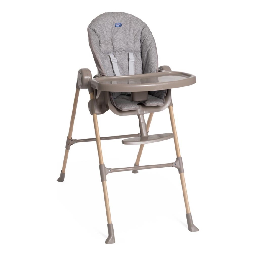 Chicco - Bērnu barošanas krēsls Polly Essential - pelēka/brūna