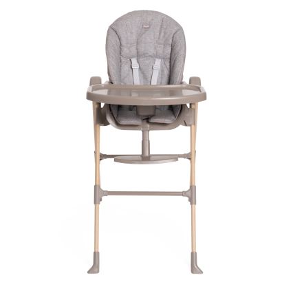 Chicco - Bērnu barošanas krēsls Polly Essential - pelēka/brūna