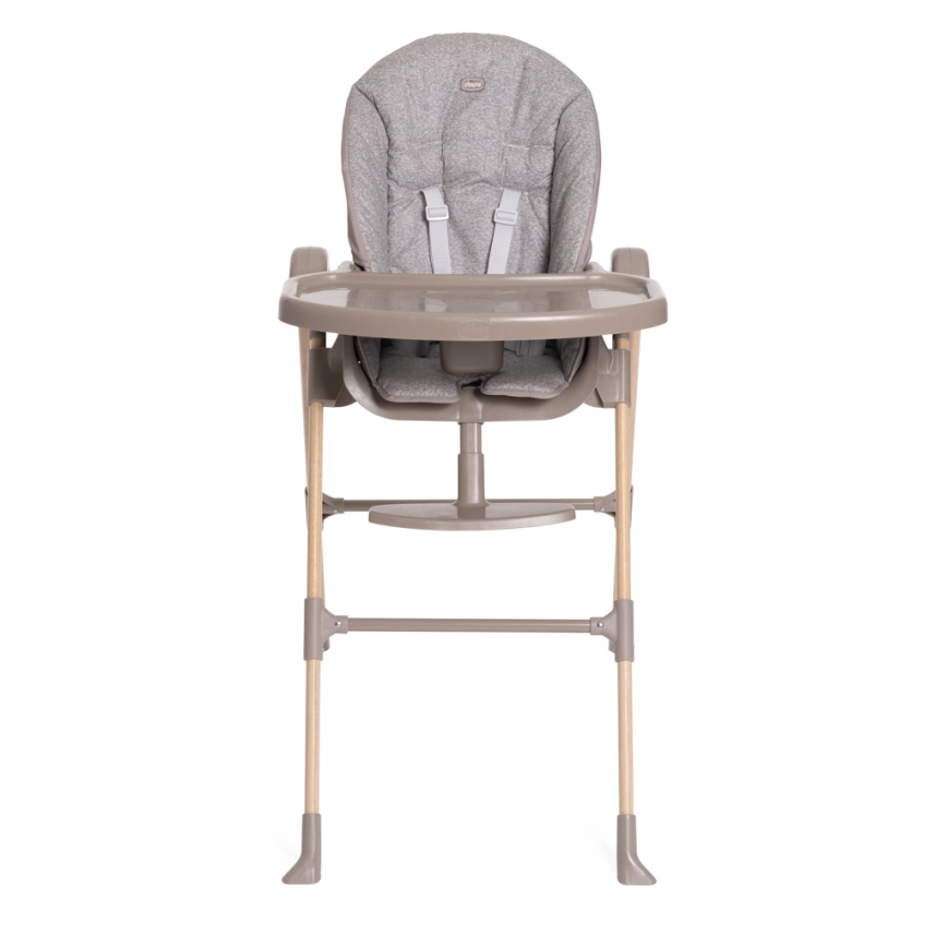 Chicco - Bērnu barošanas krēsls Polly Essential - pelēka/brūna