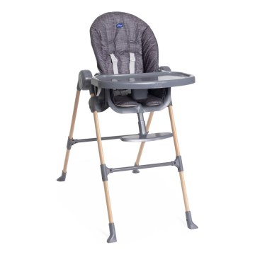 Chicco - Bērnu barošanas krēsls Polly Essential - pelēka