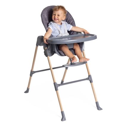 Chicco - Bērnu barošanas krēsls Polly Essential - pelēka