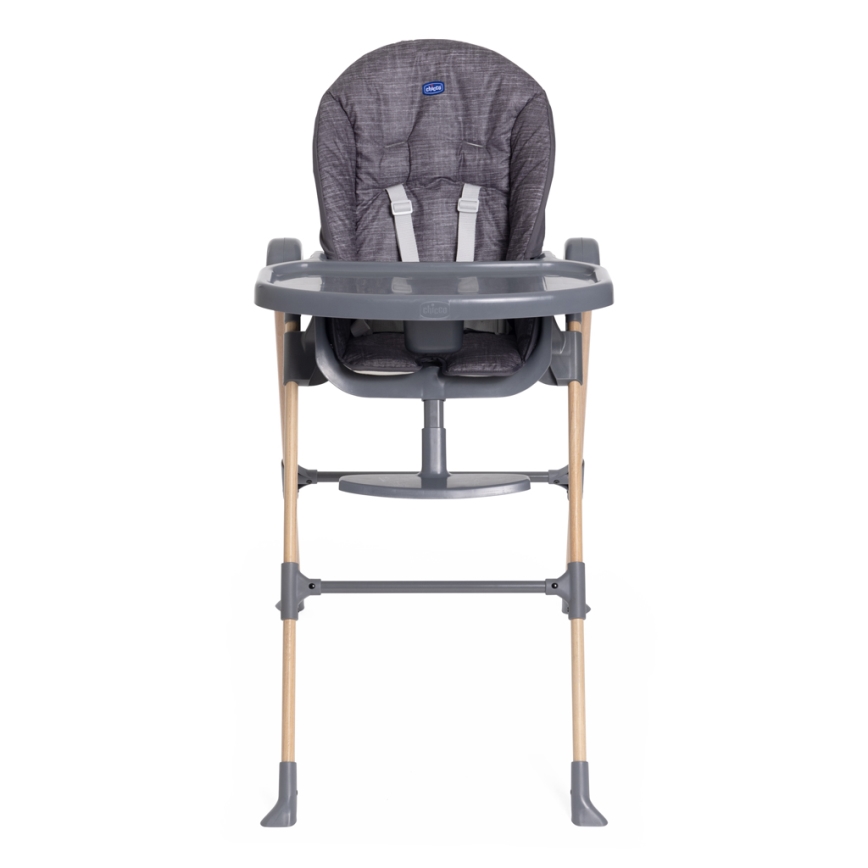 Chicco - Bērnu barošanas krēsls Polly Essential - pelēka