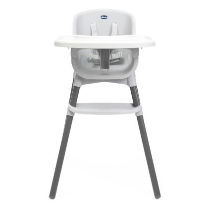 Chicco - Bērnu barošanas krēsls ZEST 3in1 balta/pelēka