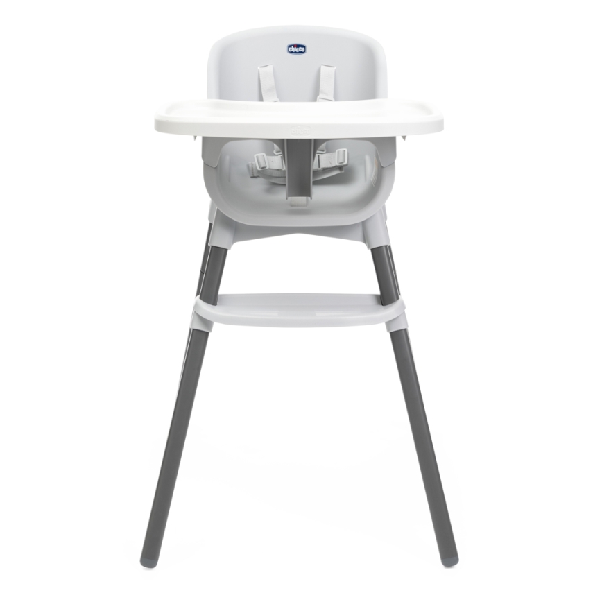 Chicco - Bērnu barošanas krēsls ZEST 3in1 balta/pelēka
