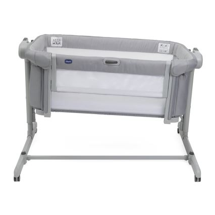 Chicco - Bērnu gultiņa 2in1 2v1 NEXT2ME MAGIC EVO gaiši pelēka
