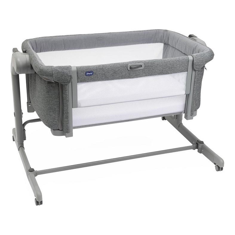 Chicco - Bērnu gultiņa 2in1 2v1 NEXT2ME MAGIC EVO tumši pelēka