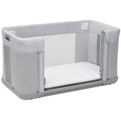 Chicco - Bērnu gultiņa 3in1 3v1 NEXT2ME FOREVER gaiši pelēka