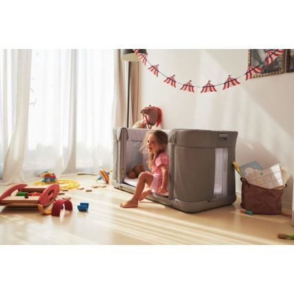 Chicco - Bērnu gultiņa 3in1 3v1 NEXT2ME FOREVER tumši pelēka