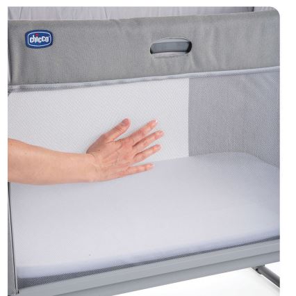 Chicco - Bērnu gultiņa 3in1 3v1 NEXT2ME FOREVER tumši pelēka