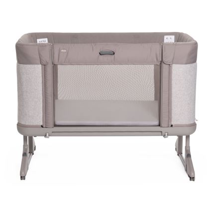 Chicco - Bērnu gultiņa 3in1 NEXT2ME FOREVER pelēka