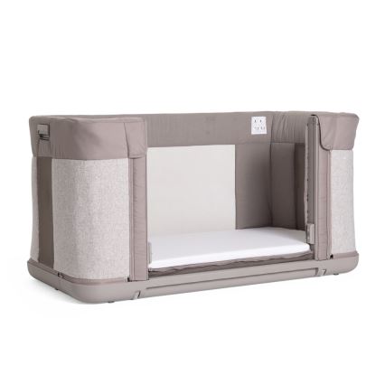 Chicco - Bērnu gultiņa 3in1 NEXT2ME FOREVER pelēka