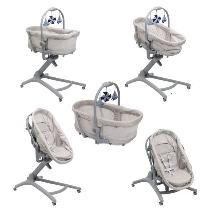 Chicco - Bērnu gultiņa 5in1 BABY HUG PRO bēša