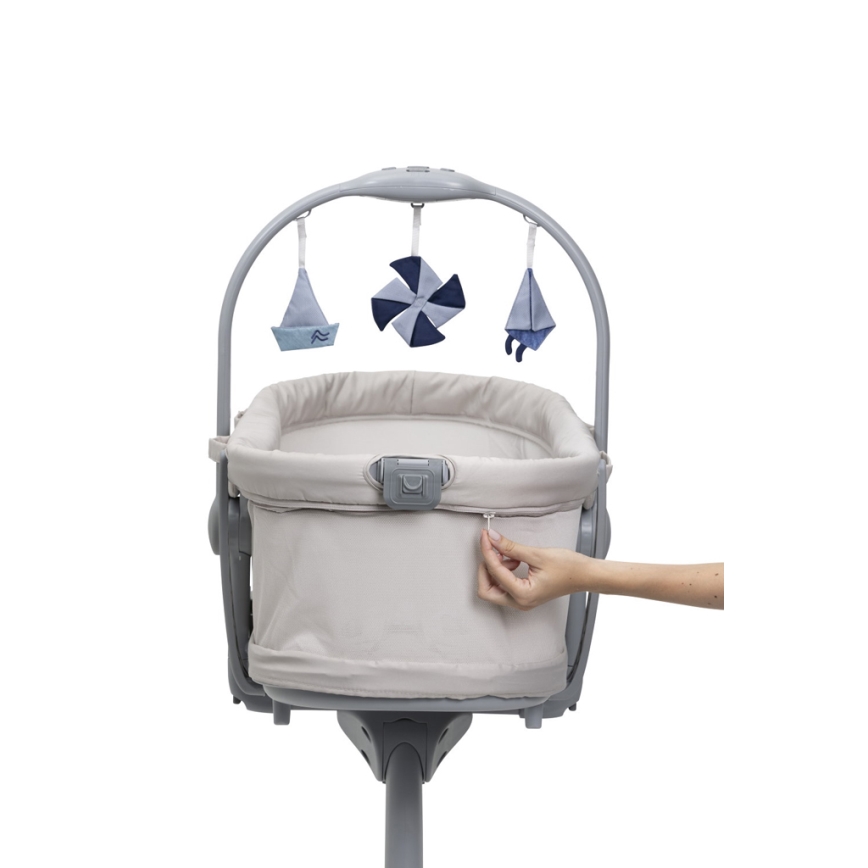 Chicco - Bērnu gultiņa 5in1 BABY HUG PRO bēša