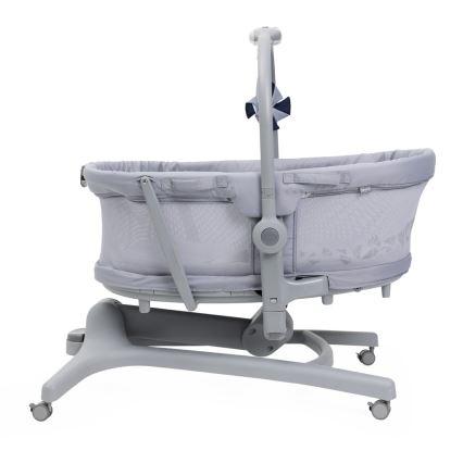 Chicco - Bērnu gultiņa 5in1 BABY HUG PRO pelēka