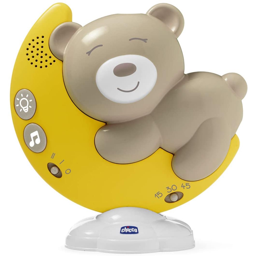 Chicco - Bērnu gultiņas projektors ar melodiju 3in1 NEXT2MOON pelēka