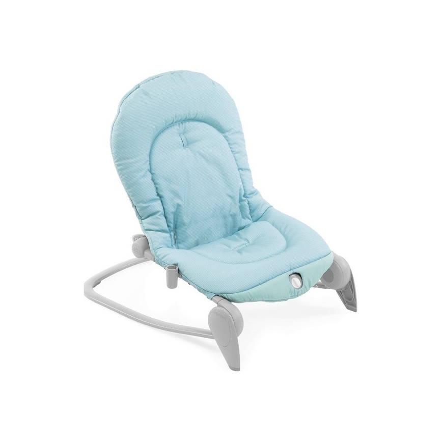 Chicco - Bērnu kustīgs guļamkrēsls ar mūziku BALLOON Froggy zila