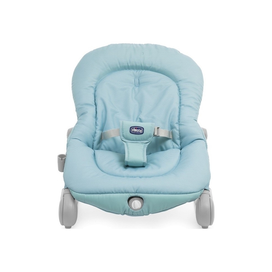 Chicco - Bērnu kustīgs guļamkrēsls ar mūziku BALLOON Froggy zila