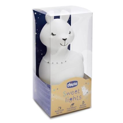 Chicco - Bērnu nakts lampa SWEET LIGHTS lama