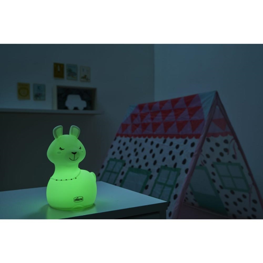 Chicco - Bērnu nakts lampa SWEET LIGHTS lama