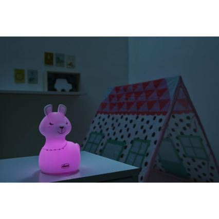 Chicco - Bērnu nakts lampa SWEET LIGHTS lama