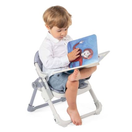 Chicco - Bērnu pārnēsājamais krēsls paaugstināšanas sēdeklis CHAIRY zila