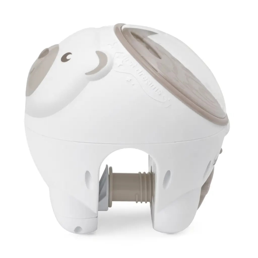 Chicco - Bērnu projektors 2in1 POLAR BEAR 3xAA bēša