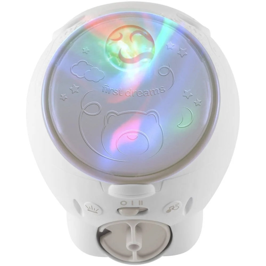 Chicco - Bērnu projektors 2in1 POLAR BEAR 3xAA bēša