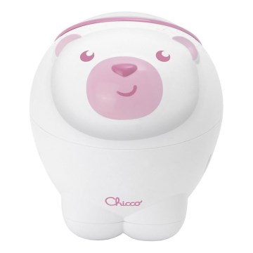 Chicco - Bērnu projektors 2in1 POLAR BEAR 3xAA rozā