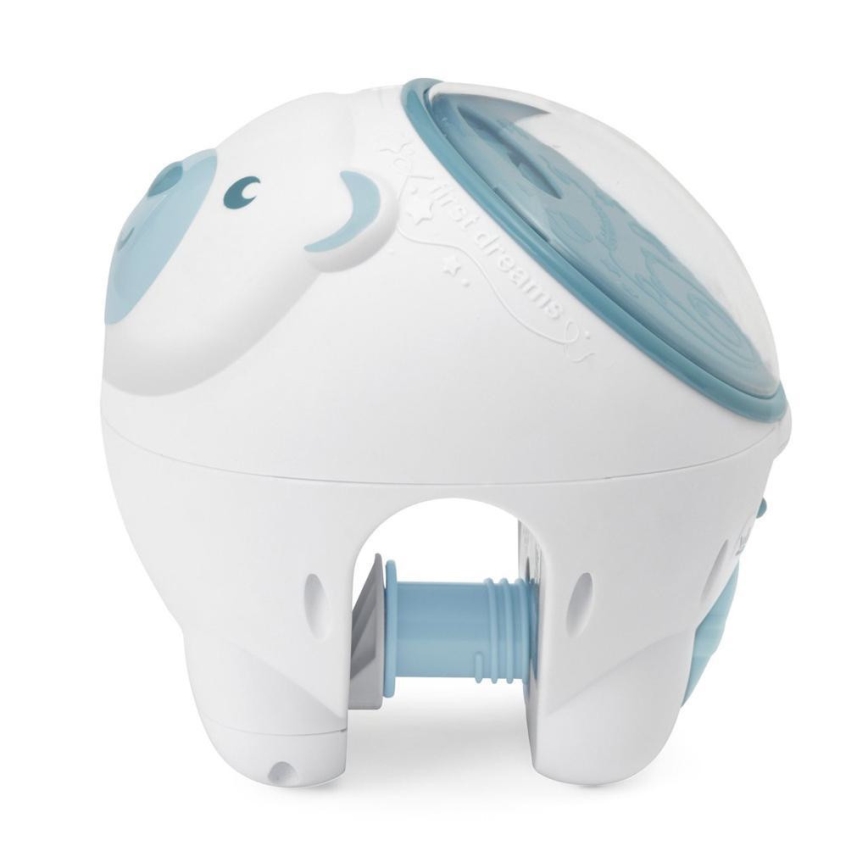 Chicco - Bērnu projektors 2in1 POLĀRĀ LĀCIS 3xAA zils