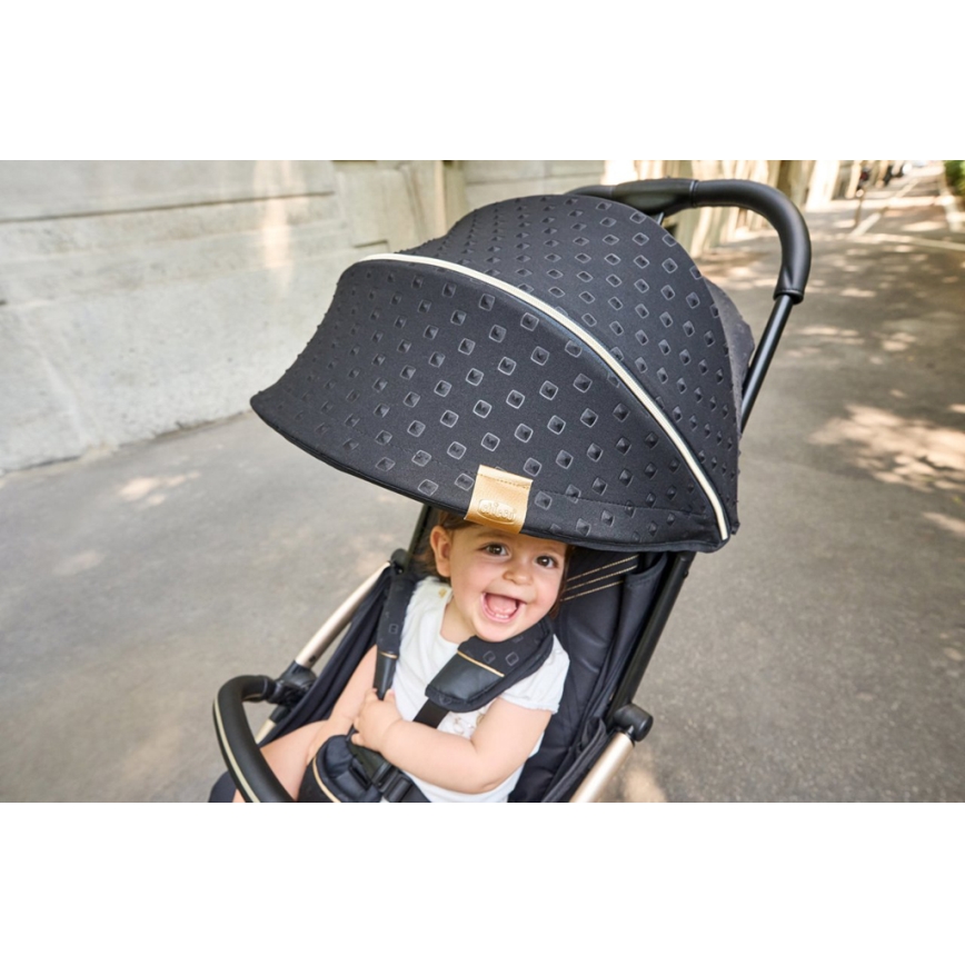 Chicco - Bērnu ratiņi GOODY XPLUS Black Re_Lux Eco+