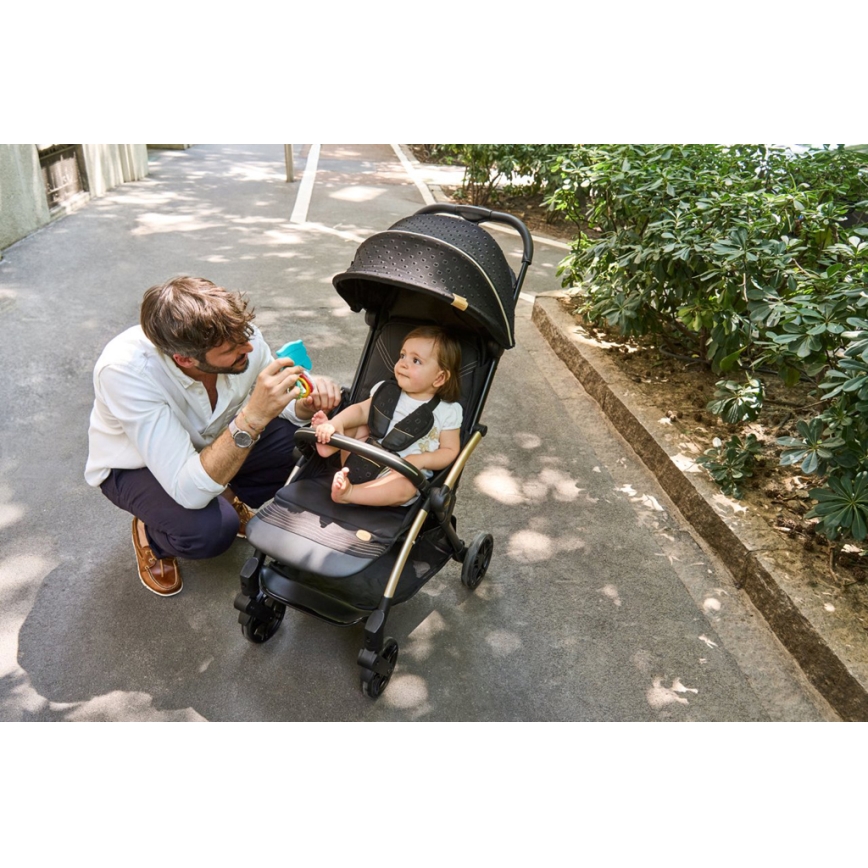 Chicco - Bērnu ratiņi GOODY XPLUS Black Re_Lux Eco+